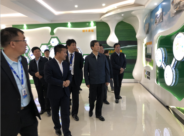 河南省委副書記、省長陳潤兒一行蒞臨 花花牛集團(tuán)魯山瑞亞牧業(yè)有限公司視察調(diào)研